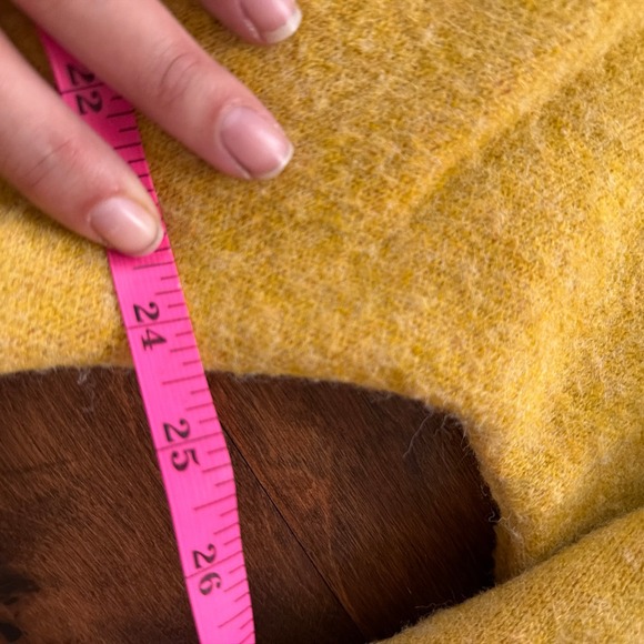 Passenger Vista Recycled Knit Cardigan Yellow Nature Boho Size S Warm Cozy - Picture 5 of 8